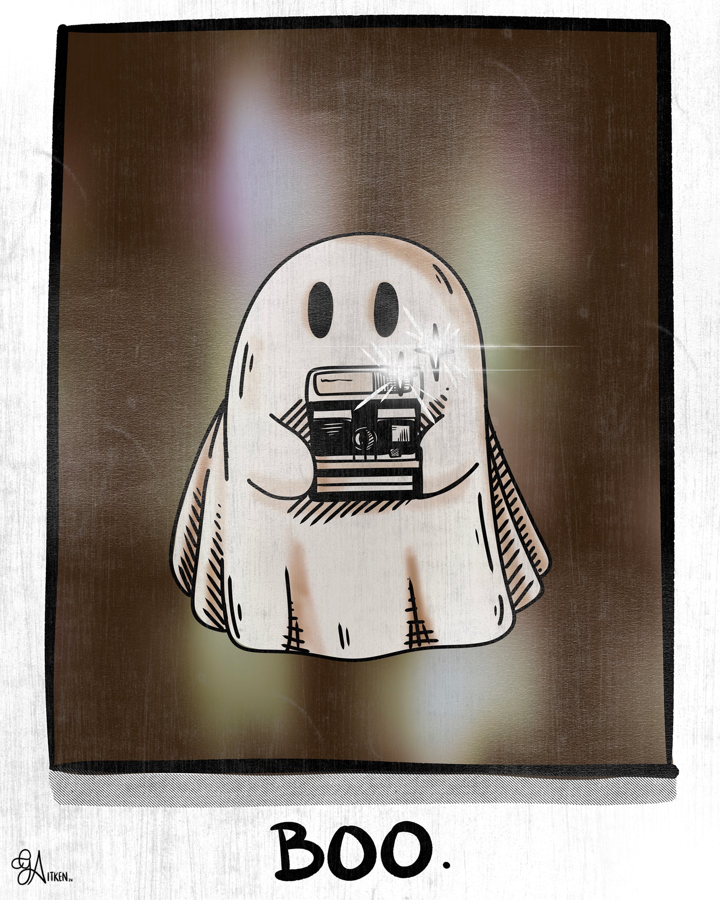 Boo. Print