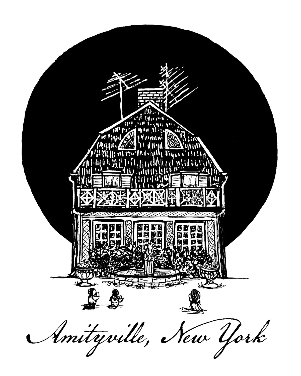 Amityville 8x10 art print by Gloria Aitken