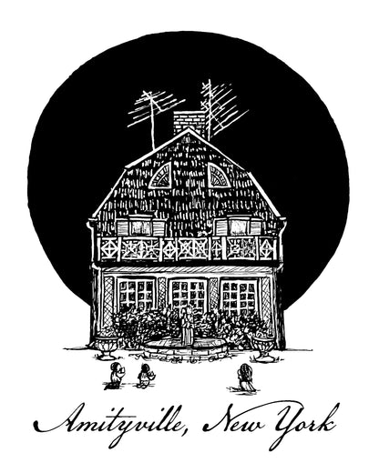 Amityville 8x10 art print by Gloria Aitken