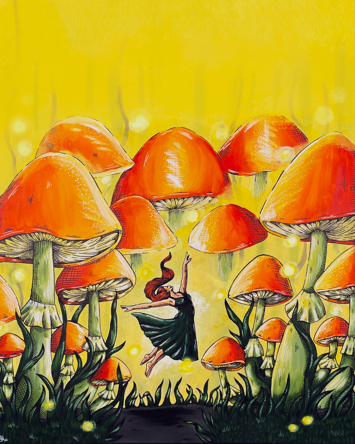 Ascending 8x10 art print by Gloria Aitken