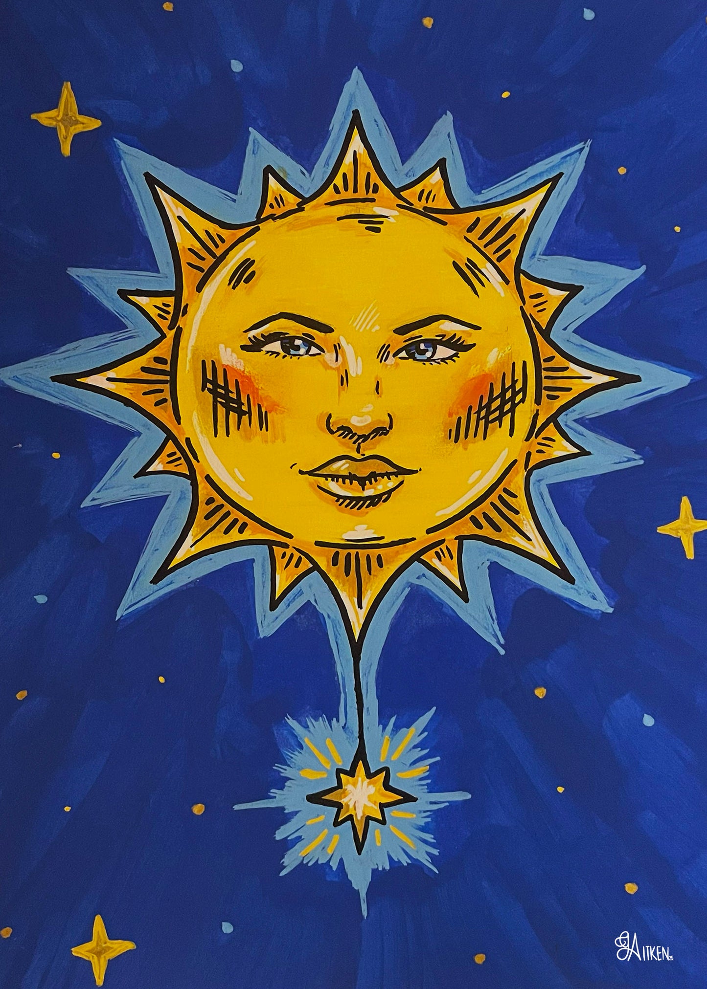 Celestial Sun Print