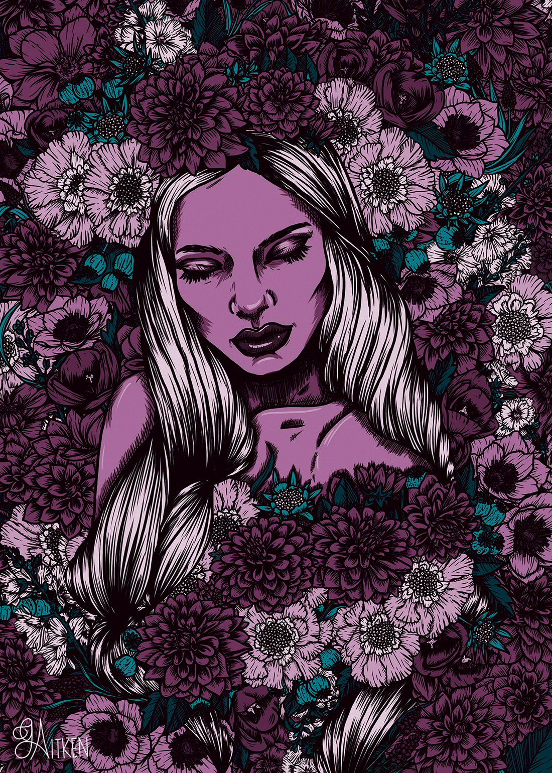 Flora’s Shroud Print