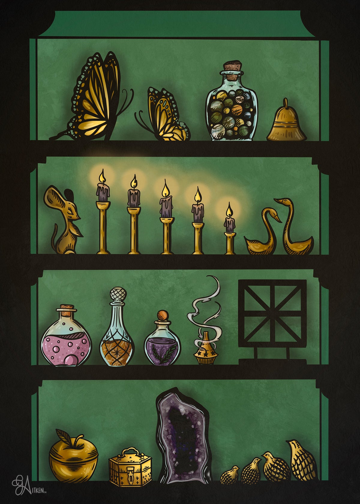 Kitchen Shelves — 5x7 print