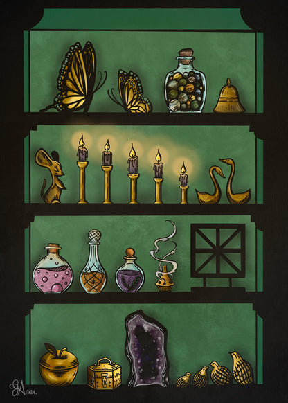 Kitchen Shelves — 5x7 print