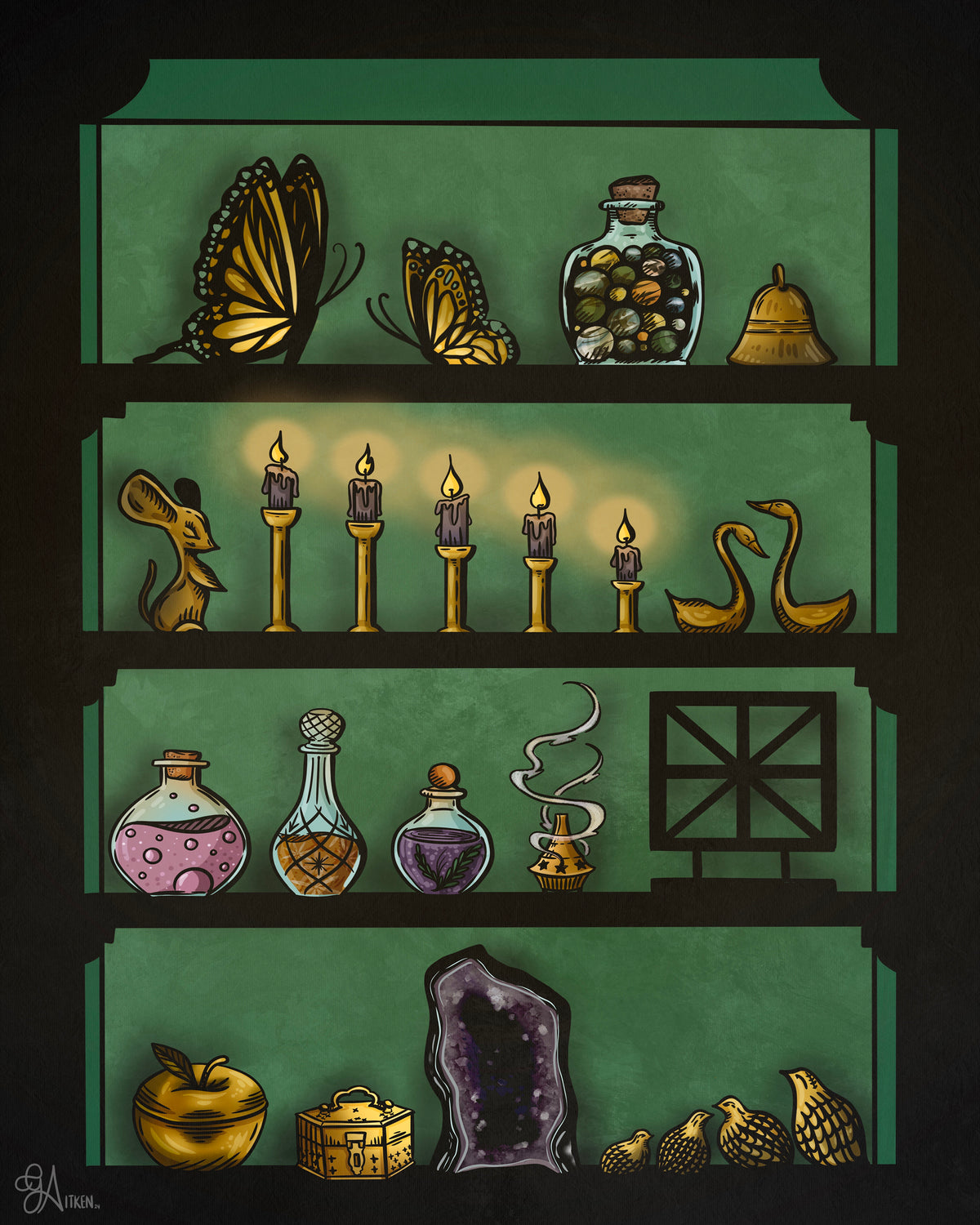 Kitchen Shelves — 8x10 print