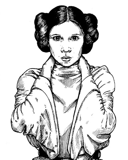 Leia — 8x10 art print