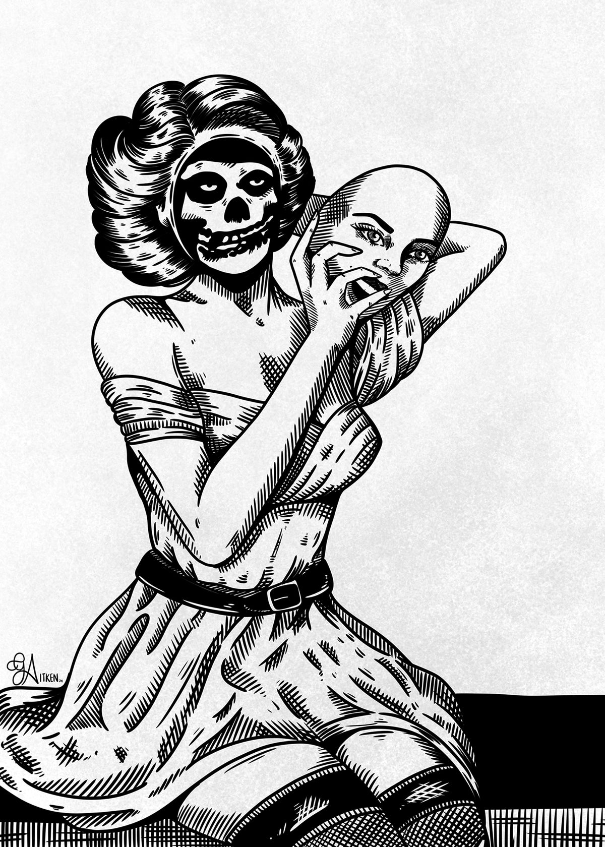 Misfit Masquerade — 5x7 art print