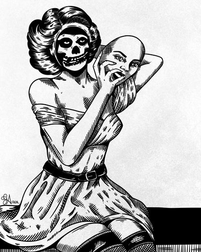 Misfit Masquerade — 8x10 art print