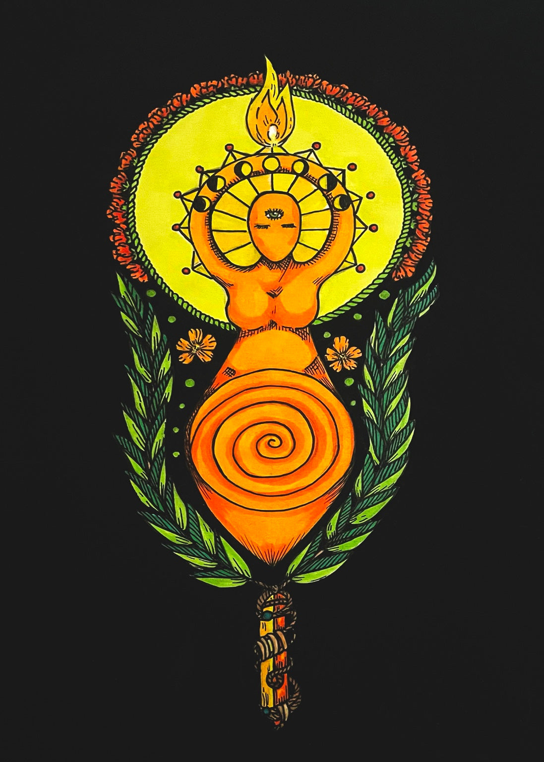 Mother Goddess — 5x7 art print