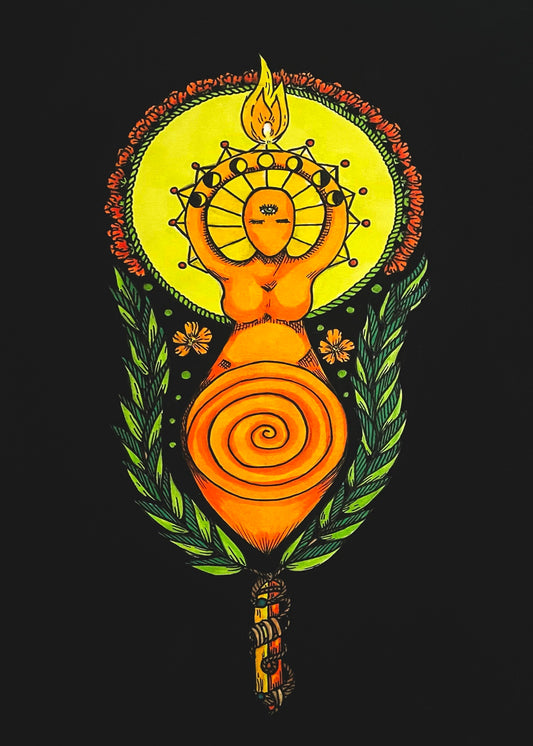 Mother Goddess — 5x7 art print
