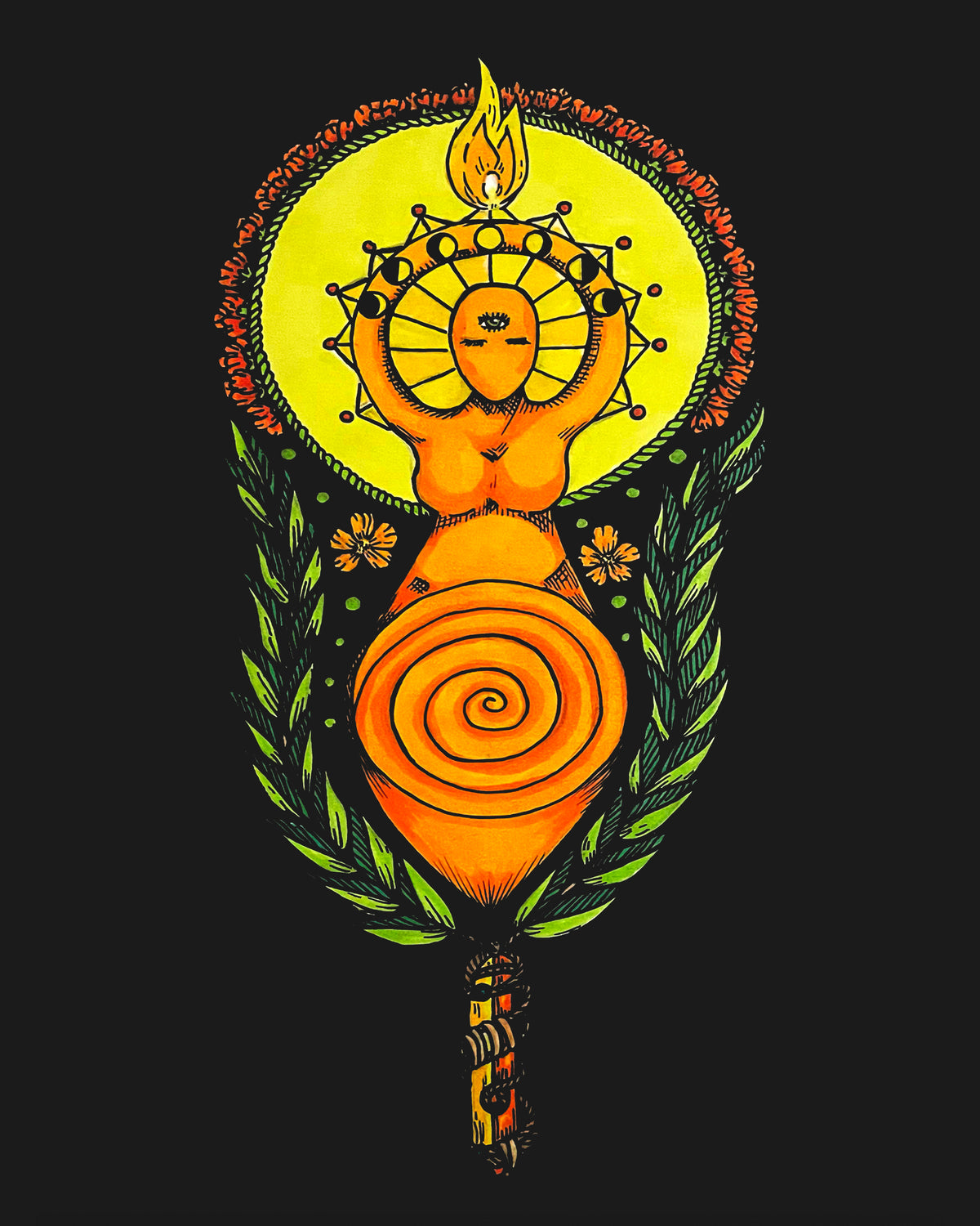 Mother Goddess — 8x10 art print