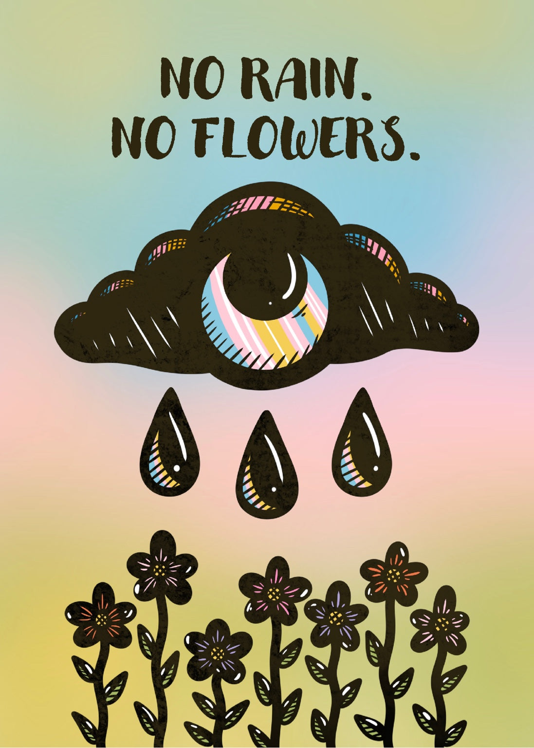 No Rain — 5x7 art print