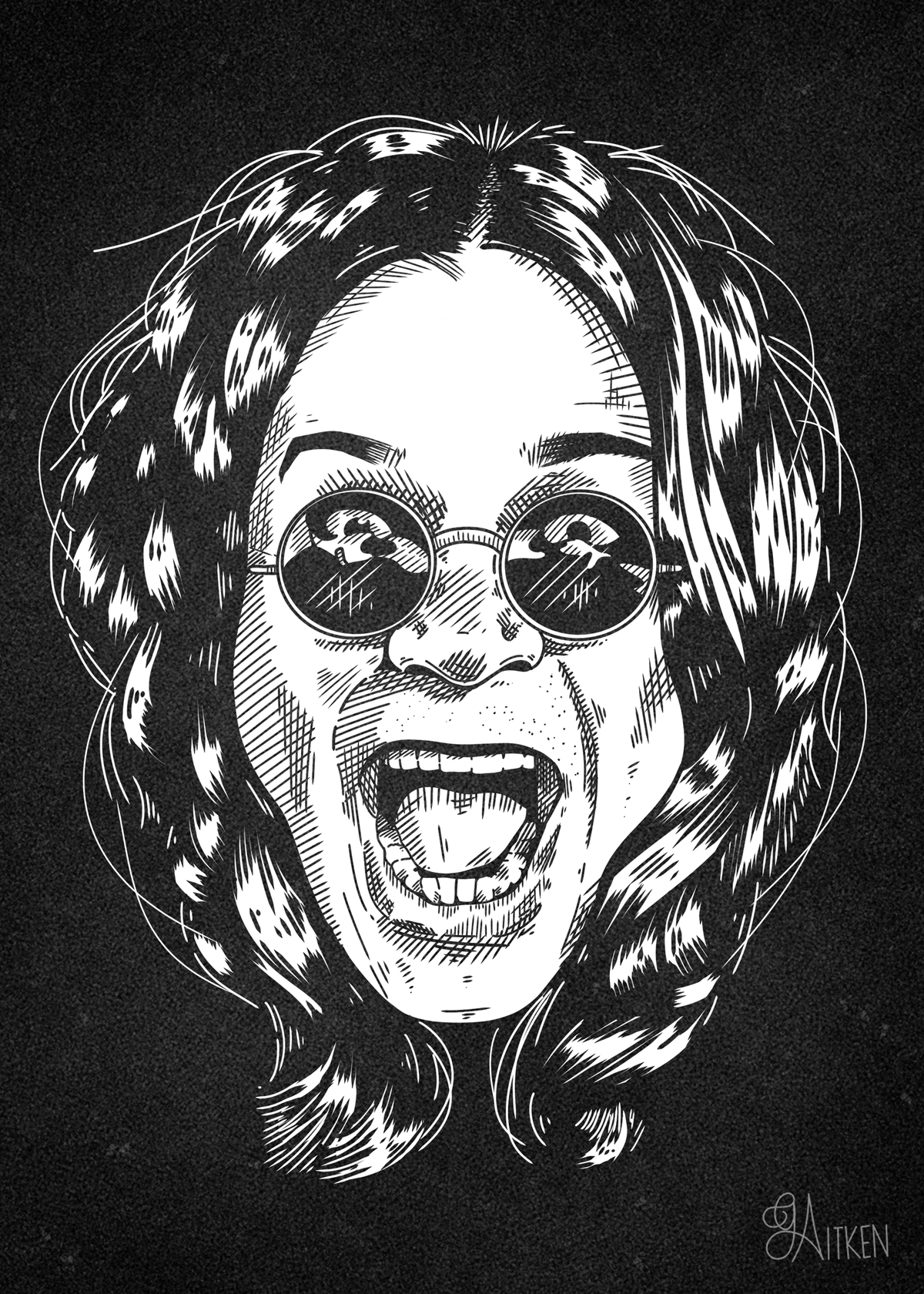 Ozzy — 5x7 art print