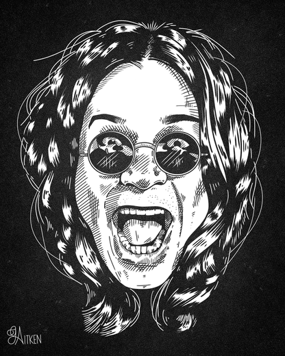 Ozzy — 8x10 art print