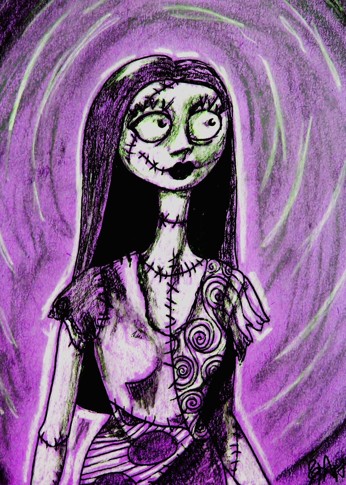 Sally x Purple — included in the Jack & Sally print set