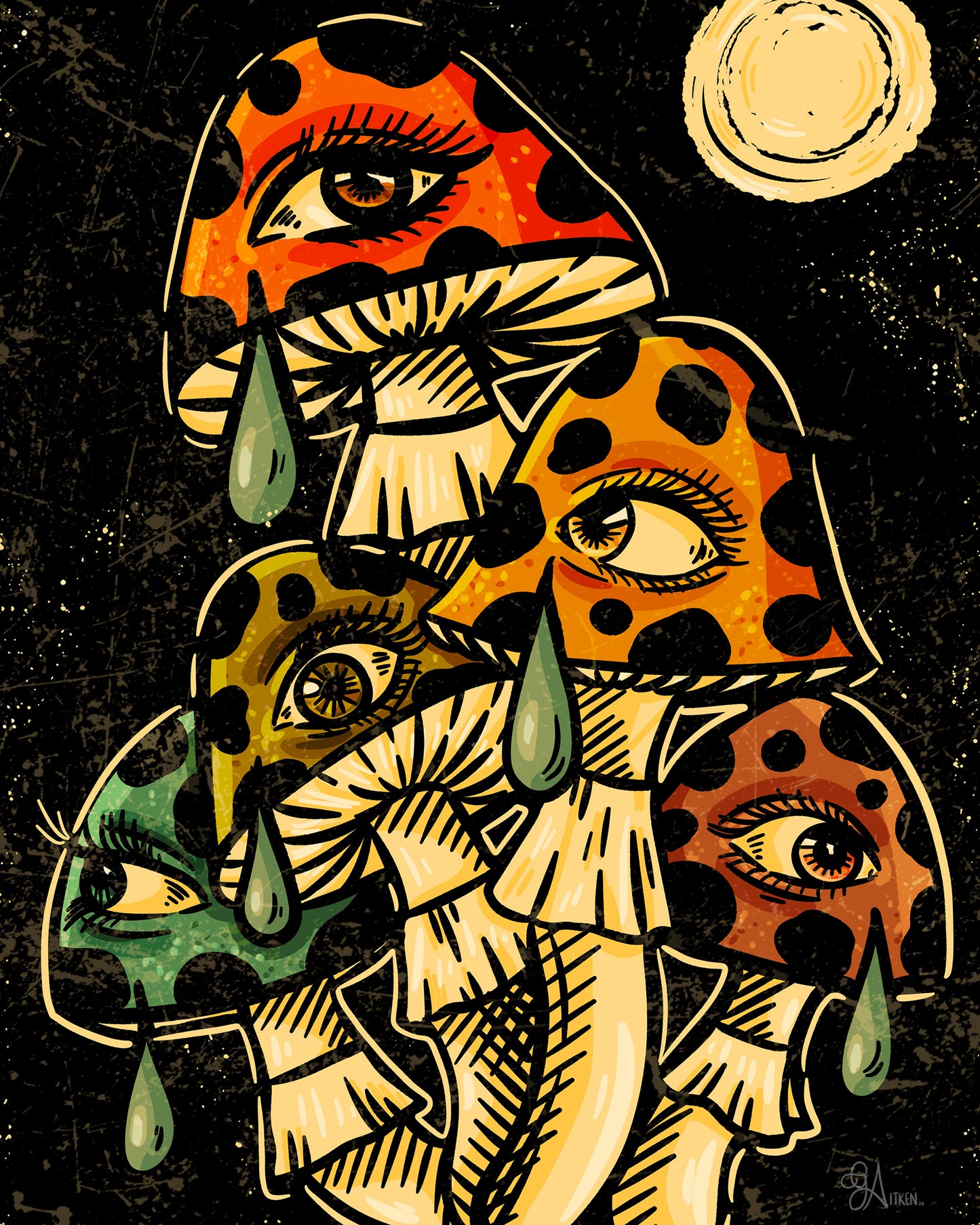 Weeping Fungi Print