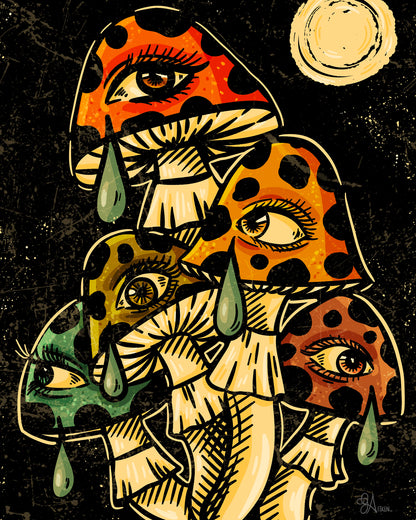 Weeping Fungi Print