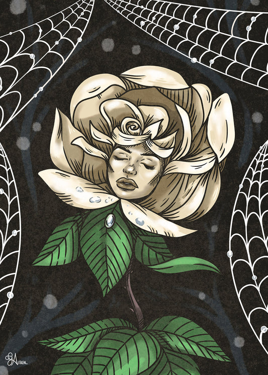 White Rose Print