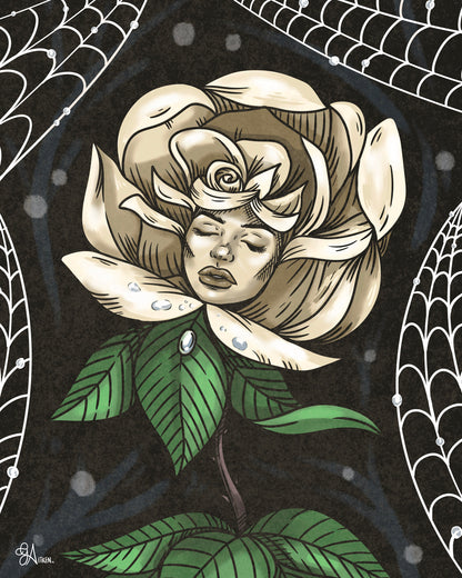 White Rose Print